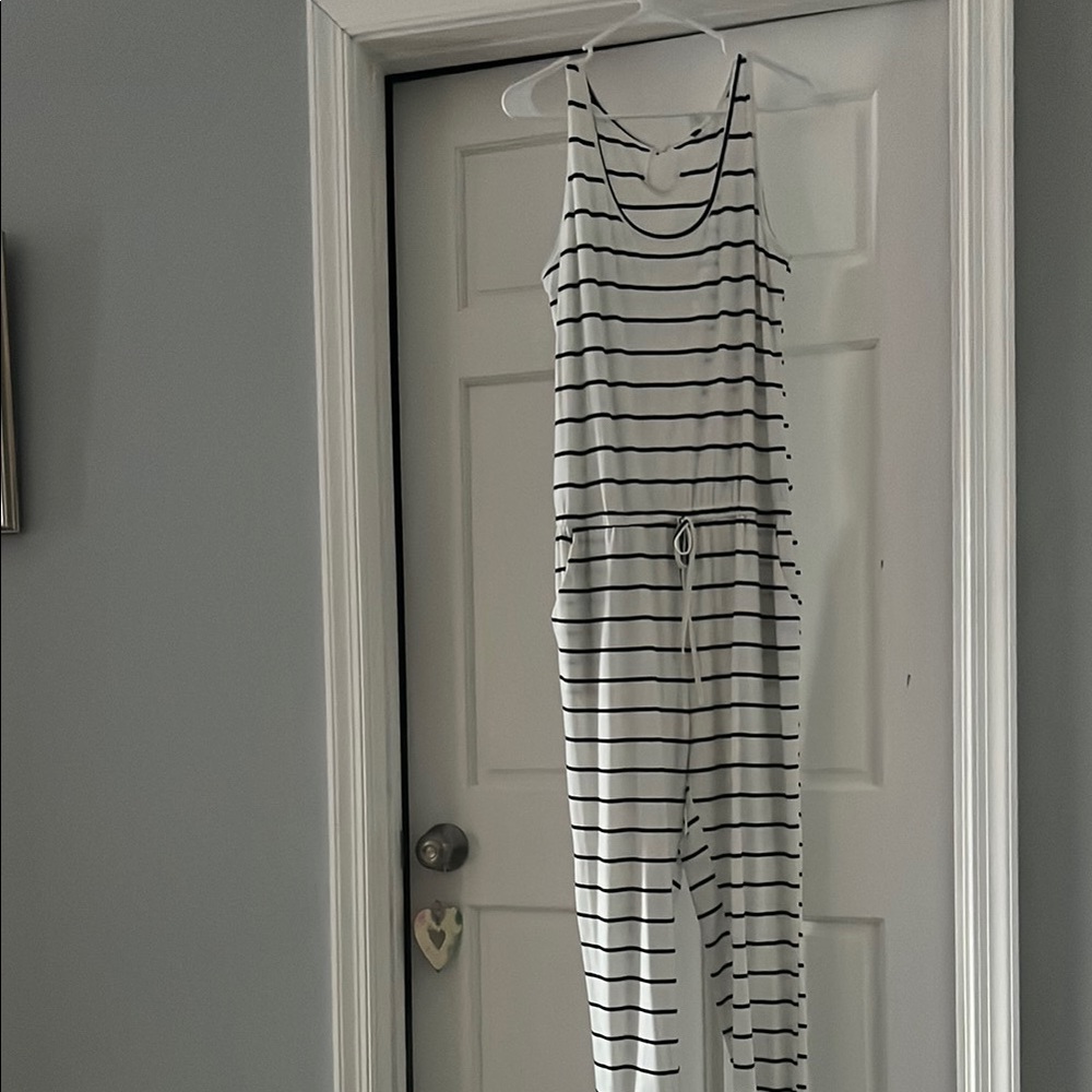 Striped Jumpsuit